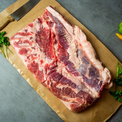 Свинина ребрышки мясные 900 г - купить в Варце